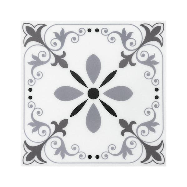 ilemong 11.8 in. x 11.8 in. Peel and Stick Tile Stickers Vinly Self-Adhesive Backsplash Tiles for Wall, Home Decor (10-Pack)