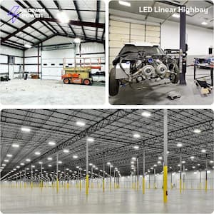 2.6 ft. 1000-Watt Equivalent Integrated LED Dimmable White Linear High Bay Light, 41000 Lumens, 4000K