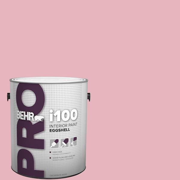 BEHR PRO 1 gal. #110C-2 Colonial Rose Eggshell Interior Paint