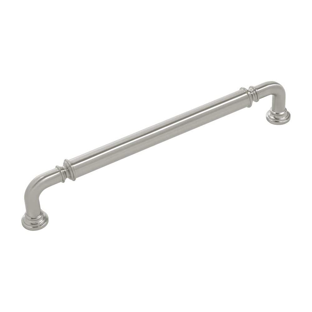Berkshire Collection 7-9/16 in (192mm) Center to Center Satin Nickel Bar Cabinet Pull price history on PriceWatchPro