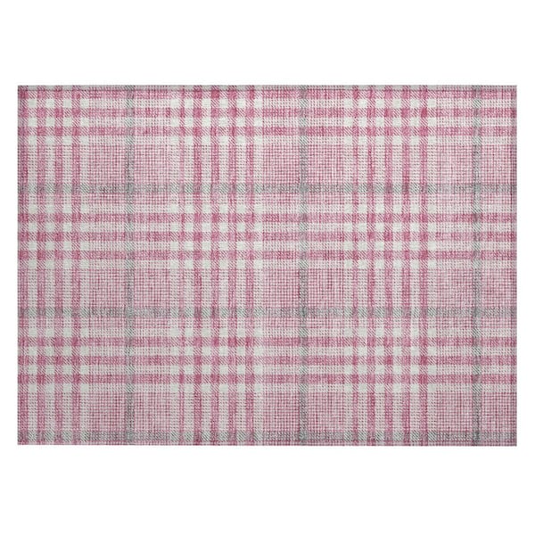 Chantille Machine Washable Indoor/Outdoor Abstract ACN1054 Blush 1 ft. 8 in. x 2 ft. 6 in. Area Rug
