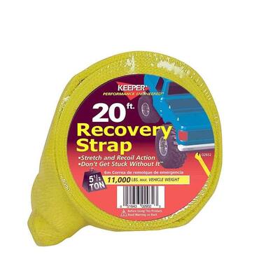 20' x 3" x 22,500 lbs. Vehicle Recovery Strap