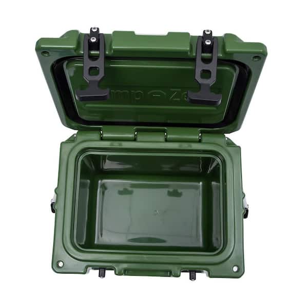 Camp-Zero 10.6 Quart, 10 Liter Premium Cooler | Army Green