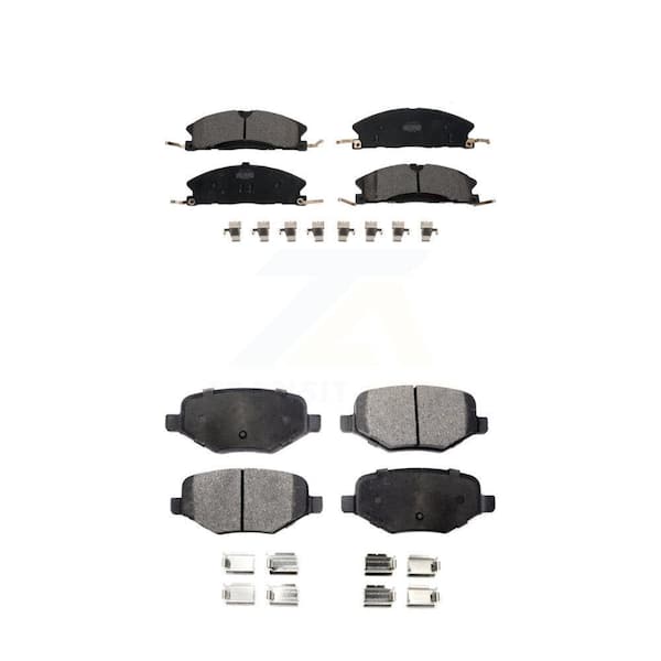 TEC Front Rear Ceramic Brake Pad Kit For Ford Explorer Police Interceptor Utility Lincoln MKS KTC-100262
