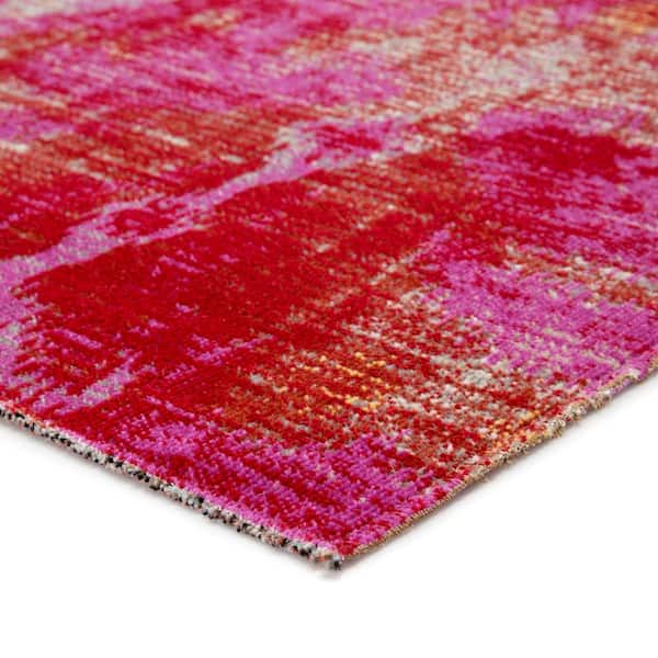 Polaris Ikat 2 ft. x 3 ft. Pink Area Rug