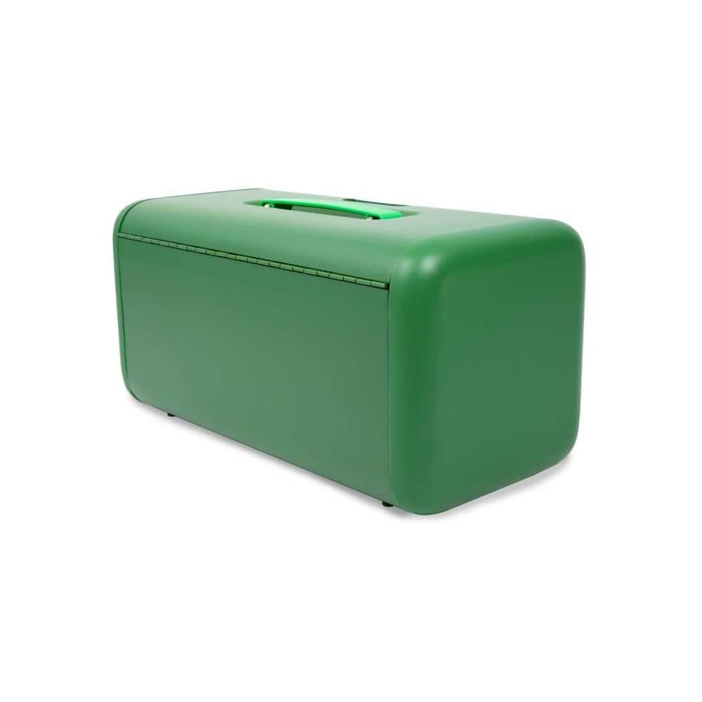 Green 2-Drawer Steel Toolbox with Powder Coat Finish