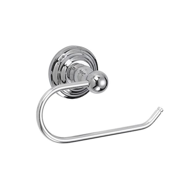 Deveral Wall Mounted Single Post Toilet Paper Holder in Chrome Finish