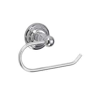 Deveral Wall Mounted Single Post Toilet Paper Holder in Chrome Finish