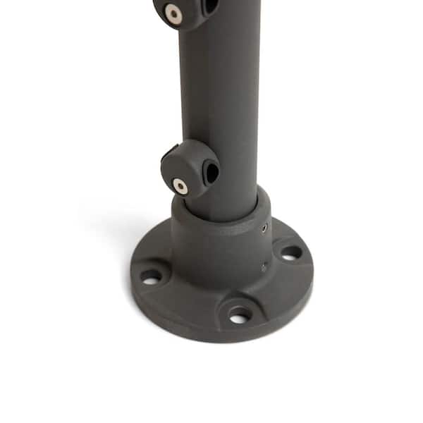 Dolle Prova PA1b 36 in. x 1-1/2 in. Anthracite Top Mount Post