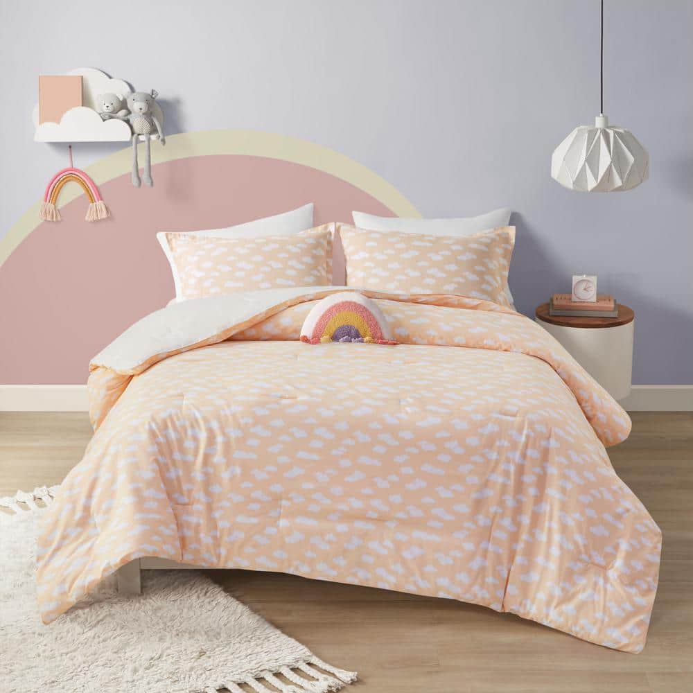 Twin Yellow Sunshine Reversible Cotton Comforter Set