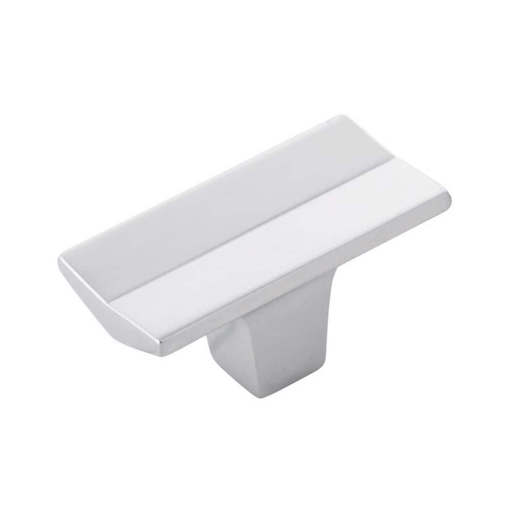 Avenue Collection Knob 2 Inch x 1 Inch Chrome Finish Rectangle Cabinet Knob price history on PriceWatchPro