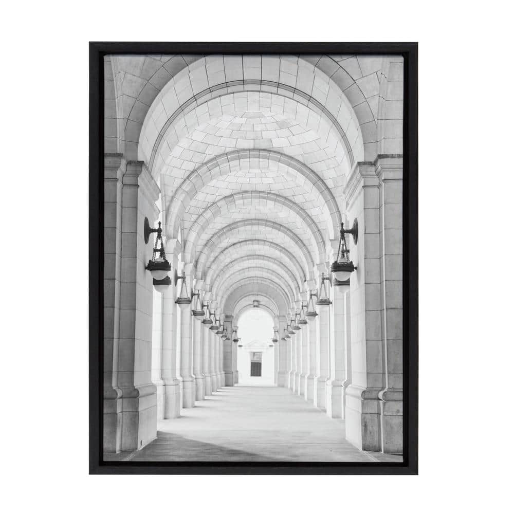 Sylvie Union Station by Golie Framed Canvas Cityscape Art Print 24 in. x 18 in. price history on PriceWatchPro