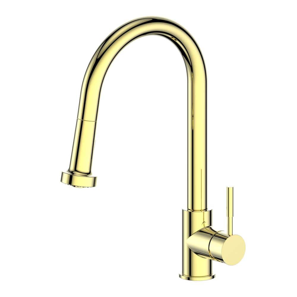 ZLINE Kitchen and Bath ZLINE Monet Kitchen Faucet in Polished Gold (MON ...