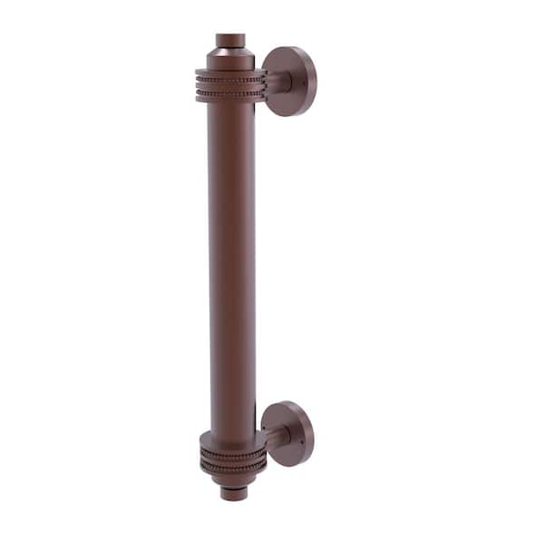 Allied Brass 8 in. Center-to-Center Door Pull with Dotted Aents in Antique Copper