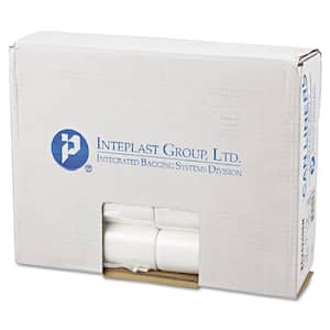 10 Gal. 6 mic, 24 in. x 24 in. Natural High-Density Commercial Can Liners (1,000/Carton)