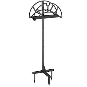 Garden Metal Hose Holder Stand with One More Layer of Storage