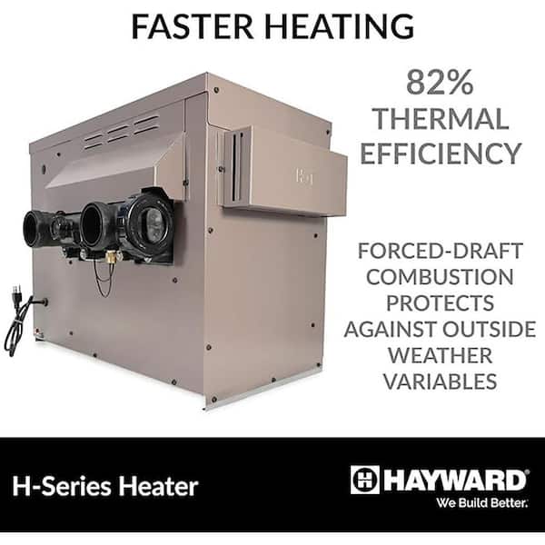 H Series 135,000 BTU Natural Gas Above Ground Pool and Spa Heater
