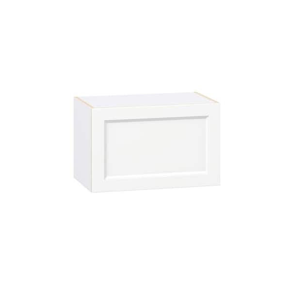 Laramie 24 in. W x 14 in. D x 15 in. H Assembled Wall Bridge Kitchen Cabinet in Painted Bright White with Lift Up Door