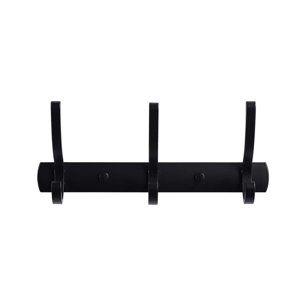 Wall Mounted Bathroom J-Hook Robe/Towel Hook in Matte Black price history on PriceWatchPro