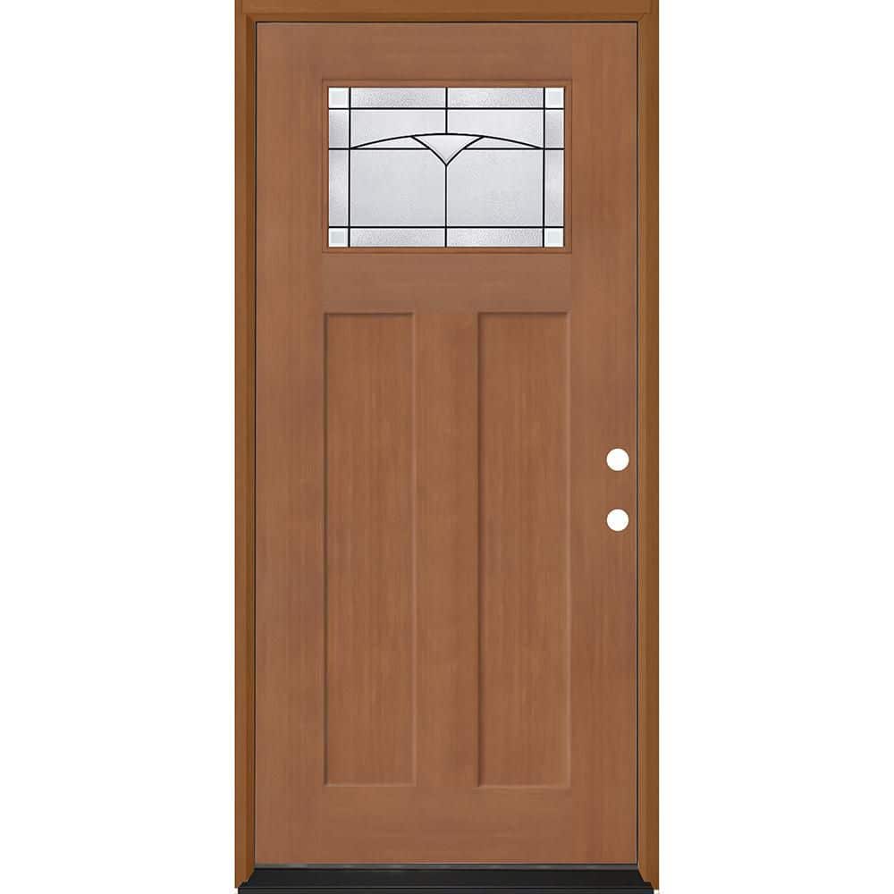 Regency 36 in. x 80 in. 1/4 TopL Horizon Glass LHIS AutumnWheat Fir Fiberglass Prehung Front Door with 6-9/16 Jamb price history on PriceWatchPro