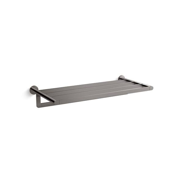 KOHLER Composed 24 in. Hotelier Towel Bar in Vibrant Titanium