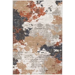 Harkness Orange Doormat 2 ft. x 2 ft. Area Rug