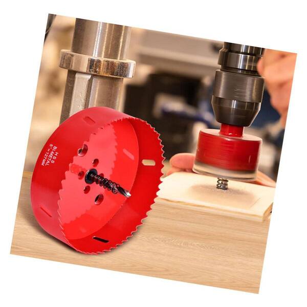 4 in. HSS Bi-Metal Hole Cutter with Pilot Drill Bit for Wood