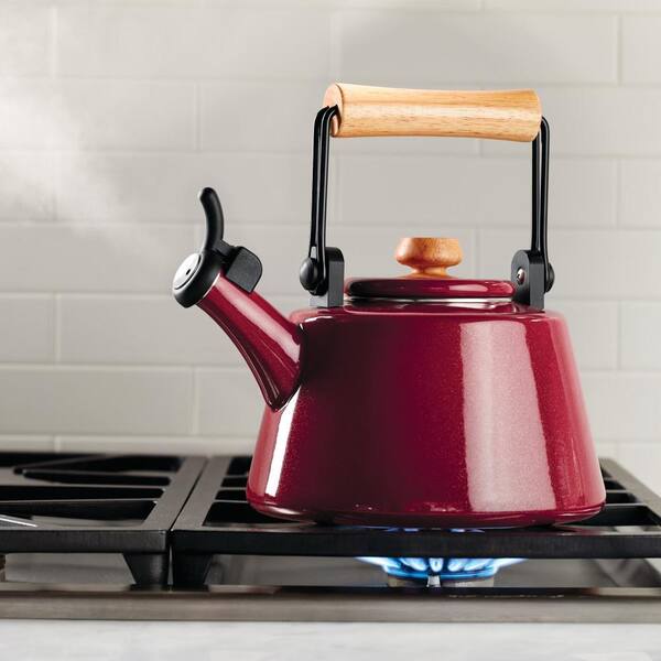 rachael ray red tea kettle