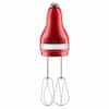 KitchenAid 9-Speed Candy Apple Red Hand Mixer with Beater and Whisk  Attachments KHM926CA - The Home Depot