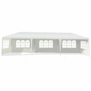 10 ft. x 30 ft. Canopy Tent with 5 Removable Sidewalls for Party Wedding