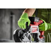 Medium High Visibility Level 5 Cut Resistant Polyurethane Dipped Work Gloves (12-Pack)