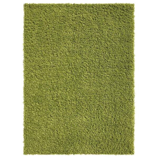 MAXY HOME Bella Collection Green 5 ft. x 7 ft. Area Rug