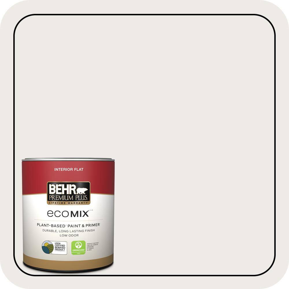 1 qt. #780A-1 Sweet Vanilla Flat EcoMix Plant-Based Interior Paint & Primer price history on PriceWatchPro