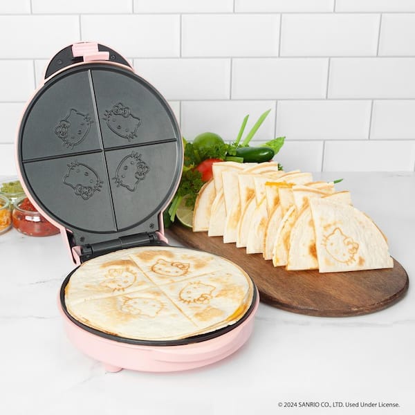 Uncanny Brands Hello Kitty 80 sq. in. Pink Quesadilla Maker
