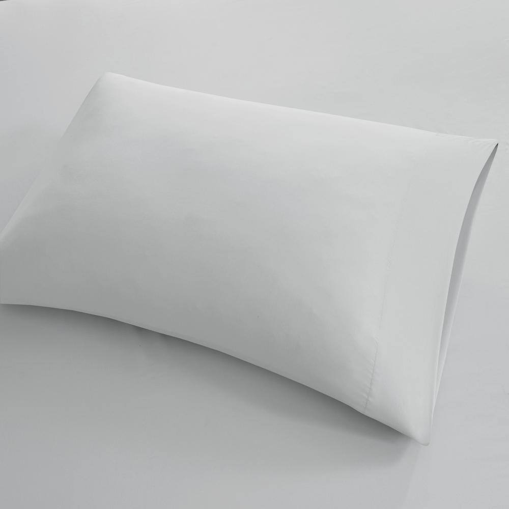Light Grey Queen Woven Microfiber Sheet Set