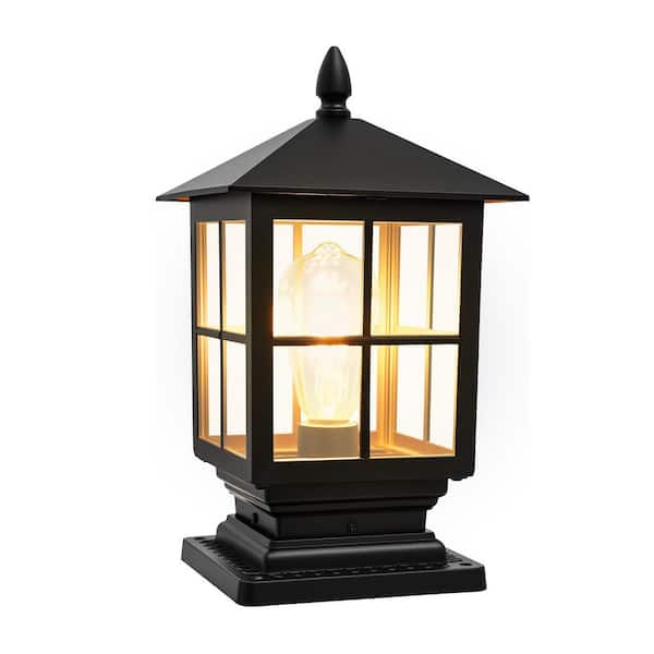 OUKANING 1-Light Black Retro Aluminum Alloy Hardwired Indoor