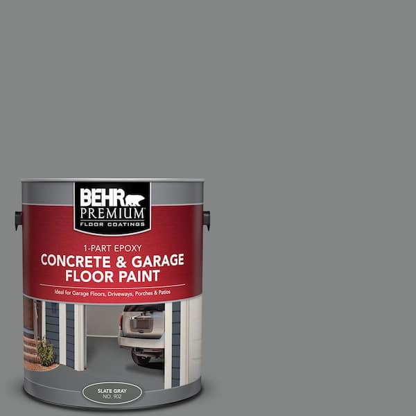 épine béret (gray) BEHR Premium 1 gal. #902 Slate Gray 1-Part Epoxy Satin