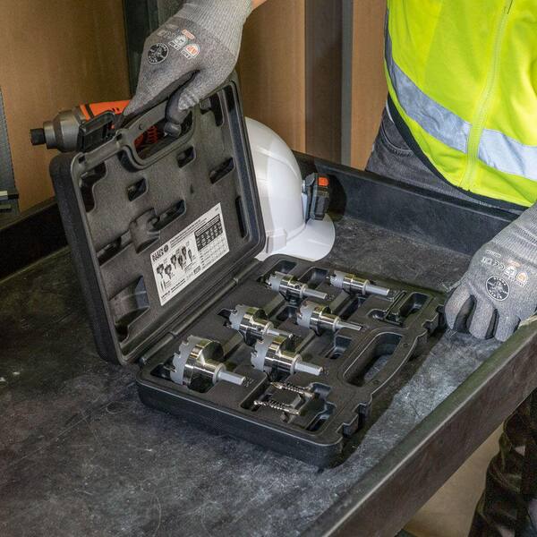Klein Tools 8-Piece Master Electrician's Carbide Hole Cutter Set