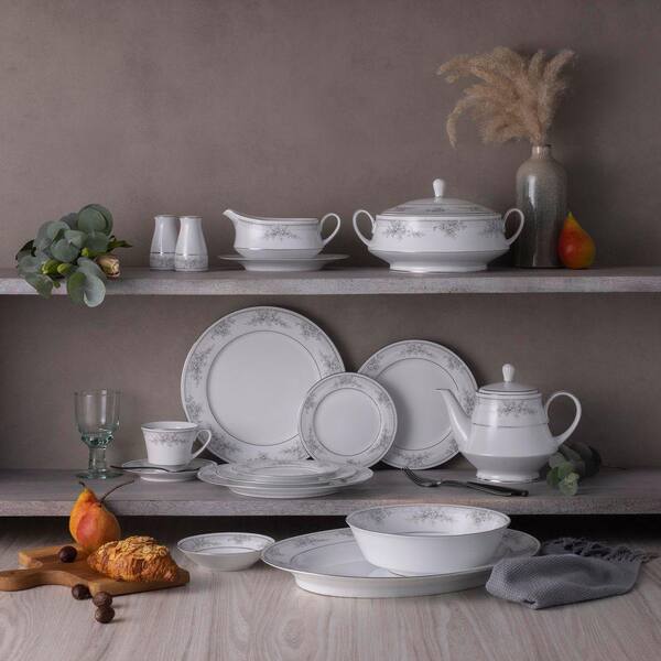 Noritake Sweet Leilani Sugar 10 oz. and Creamer 8 fl. oz. Set