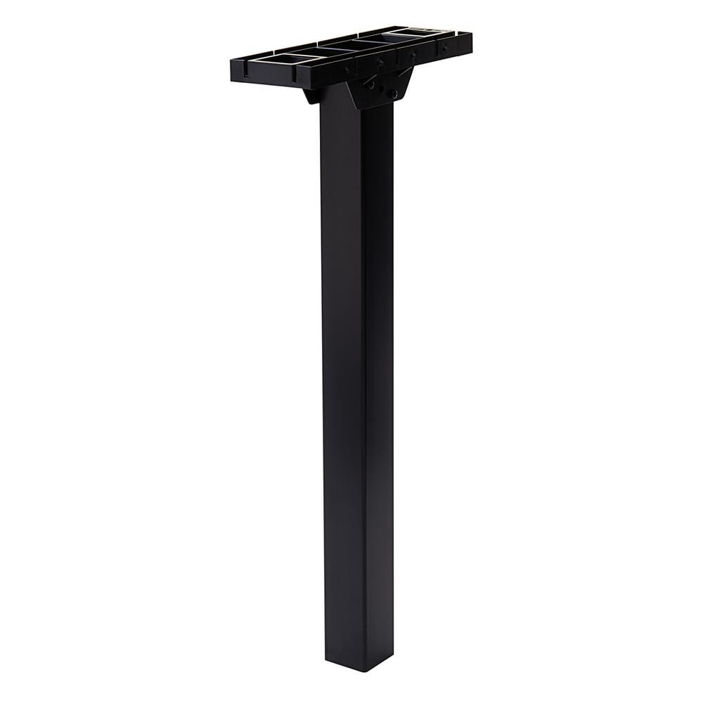 Patriot Black Powder Coated Polymer Mailbox Post