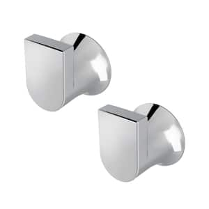 Genta LX Single Robe Hook in Chrome (2-Pack)