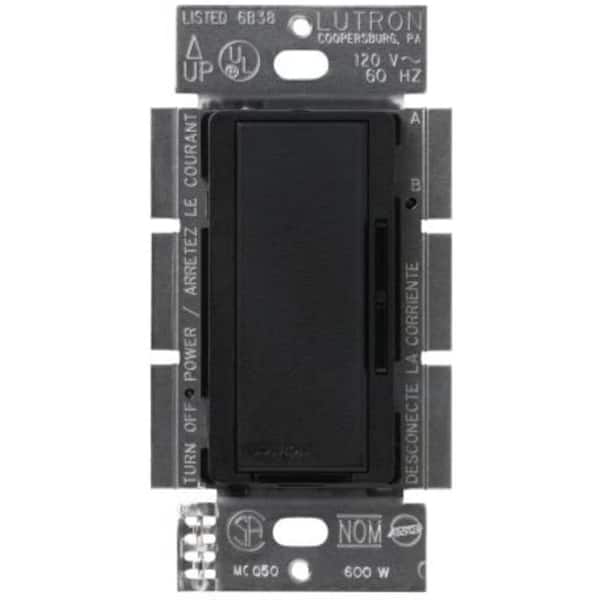 Maestro Companion Multi-Location Dimmer Switch, Only for Use with Maestro LED+ Dimmer, Midnight (MSC-AD-MN)
