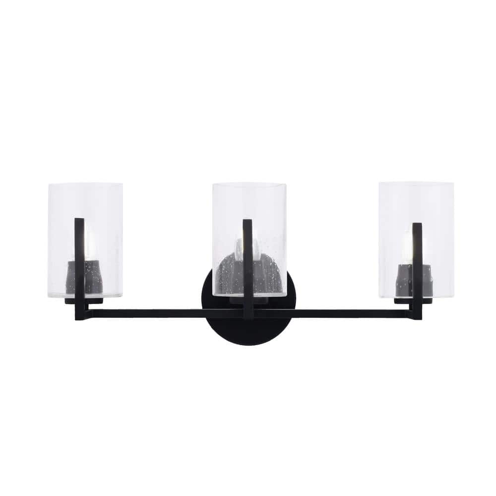 Cottonwood 21 in. 3-Light Matte Black Vanity Light 4R51R3MB300 - The Home Depot