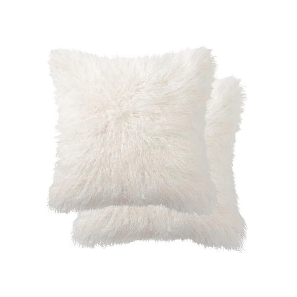 Faux Fur Throw Pillows