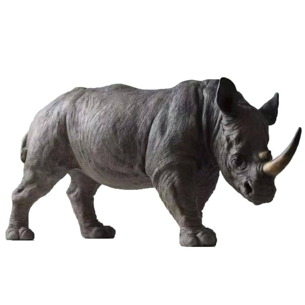 Resin Rhinoceros Sculpture