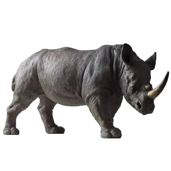Rhino and Baby - Cedar Ornament
