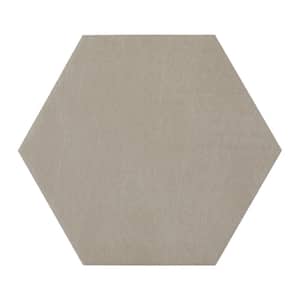 Moroccan Concrete Taupe 8 in. x 9 in. Glazed Porcelain Hexagon Floor and Wall Tile (9.37 sq. ft./Case)