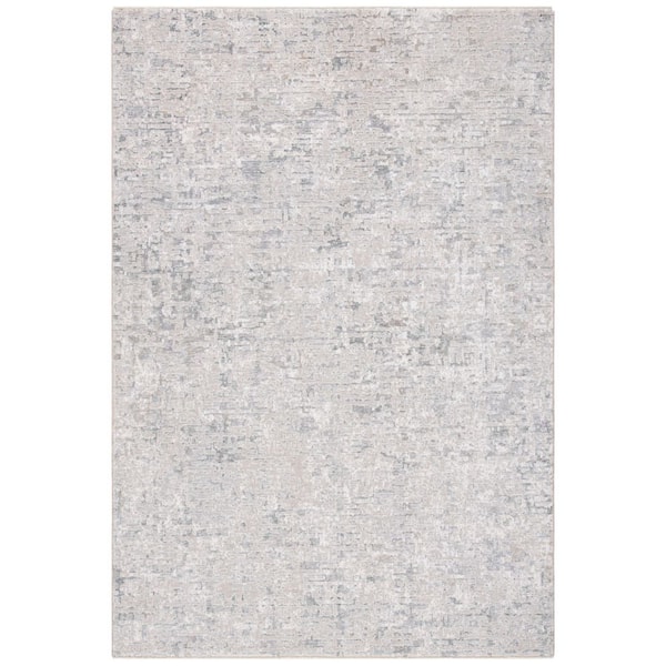 Webster 8 ft. x 10 ft. Gray/Beige Distressed Abstract Area Rug