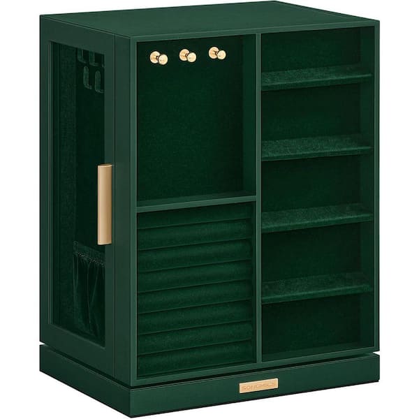 Jewelry Box 360° Rotating, Jewelry Storage Case with 5 Drawers