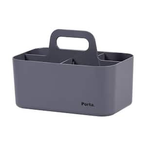1.8 Gal. Compact Storage Box in Grey